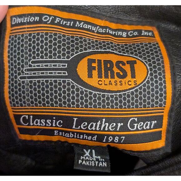 🦃Men's XL First Classics Leather Chaps - Picture 3 of 4